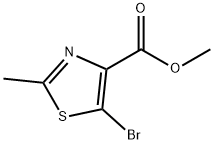 Methyl 5-bromo-2-methyl-1,3-thiazole-4-carboxylate Structural