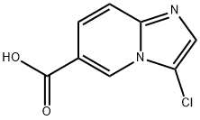 IMidazo[1,2-a]pyridine-6-carboxylic acid, 3-chloro- Structural