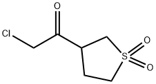 Ketone, chloromethyl tetrahydro-3-thienyl, 1,1-dioxide (7CI) Structural