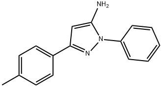 2-PHENYL-5-P-TOLYL-2H-PYRAZOL-3-YLAMINE Structural