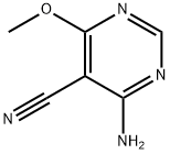 4-AMINO-6-METHOXYPYRIMIDINE-5-CARBONITRILE Structural