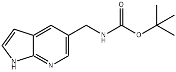 (1H-PYRROLO[2,3-B]PYRIDIN-5-YLMETHYL)-CARBAMIC ACID TERT-BUTYL ESTER Structural