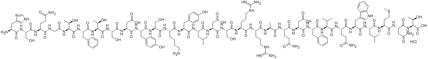 GLUCAGON HYDROCHLORIDE(HUMAN) Structural