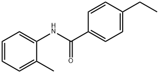 BENZAIMDE, 4-ETHYL-N-(2-METHYLPHENYL)- Structural