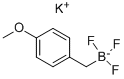 Potassium trifluoro(4-methoxybenzyl)borate Structural