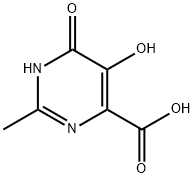 5,6-DIHYDROXY-2-METHYL-PYRIMIDINE-4-CARBOXYLIC ACID Structural