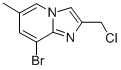 8-BROMO-2-(CHLOROMETHYL)-6-METHYLIMIDAZO[1,2-A]PYRIDINE Structural