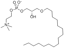 3-O-HEXADECYL-SN-GLYCERO-1-PHOSPHOCHOLINE Structural