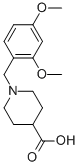 1-(2,4-dimethoxybenzyl)piperidine-4-carboxylic acid Structural