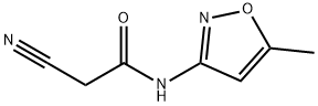 Acetamide, 2-cyano-N-(5-methyl-3-isoxazolyl)- (9CI) Structural