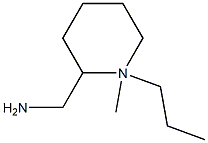 N-[(1-METHYL-2-PIPERIDINYL)METHYL]-1-PROPANAMINE Structural