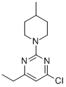 4-CHLORO-6-ETHYL-2-(4-METHYL-1-PIPERIDINYL)PYRIMIDINE