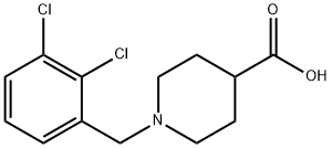 1-(2,3-dichlorobenzyl)piperidine-4-carboxylic acid Structural