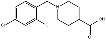 1-(2,4-DICHLORO-BENZYL)-PIPERIDINE-4-CARBOXYLIC ACID Structural