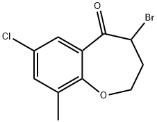 4-Bromo-7-chloro-9-methyl-3,4-dihydro-2H-benzo[b]oxepin-5-one