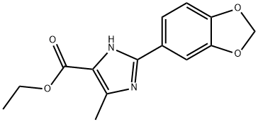 2-BENZO[1,3]DIOXOL-5-YL-5-METHYL-3H-IMIDAZOLE-4-CARBOXYLIC ACID ETHYL ESTER