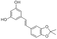 3,4-O-Isopropylidene-3,3',4,5'-tetrahydroxystilbene