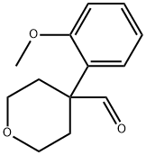 4-(2-METHOXY-PHENYL)-TETRAHYDRO-PYRAN-4-CARBALDEHYDE Structural