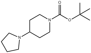 4-PYRROLIDIN-1-YL-PIPERIDINE-1-CARBOXYLIC ACID TERT-BUTYL ESTER Structural