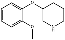 3-(2-METHOXYPHENOXY)PIPERIDINE Structural