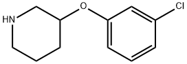 3-(3-CHLOROPHENOXY)PIPERIDINE Structural