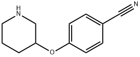 4-(PIPERIDIN-3-YLOXY)-BENZONITRILE Structural