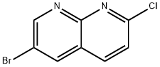 6-BROMO-2-CHLORO-[1,8]NAPHTHYRIDINE Structural