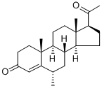 6 alpha-methylprogesterone Structural