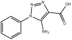 5-AMINO-1-PHENYL-1H-1,2,3-TRIAZOLE-4-CARBOXYLIC ACID Structural