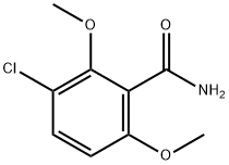 3-CHLORO-2,6-DIMETHOXYBENZAMIDE Structural