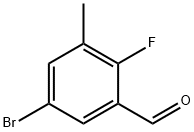 5-BROMO-2-FLUORO-3-METHYLBENZALDEHYDE Structural Picture