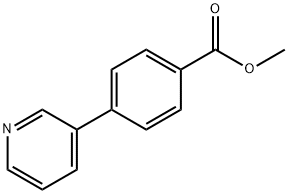 METHYL 4-(3-PYRIDINYL)BENZOATE Structural