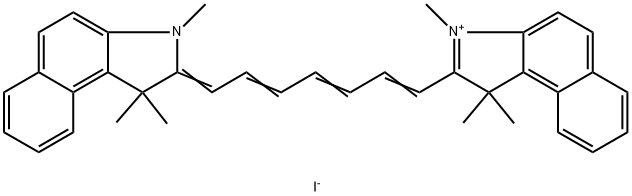 1,1,3-TRIMETHYL-2-(7-(1,1,3-TRIMETHYL-1H-2(3H)-BENZ<E>INDOLIDENE)-1,3,5- HEPTATRIENYL)-1H-BENZ<E>INDOLIUM IODIDE