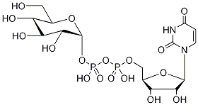 Uridine 5'-Diphospho-α-D-glucose-13C6 DiaMMoniuM Salt Structural