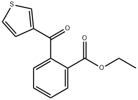 3-(2-CARBOETHOXYBENZOYL)THIOPHENE Structural