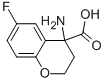 4-AMINO-6-FLUOROCHROMAN-4-CARBOXYLIC ACID Structural