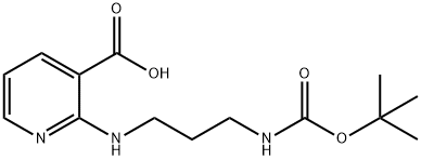 2-(3-TERT-BUTOXYCARBONYLAMINO-PROPYLAMINO)-NICOTINIC ACID Structural