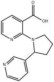 2-(2-PYRIDIN-3-YL-PYRROLIDIN-1-YL)-NICOTINIC ACID Structural