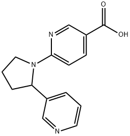 6-(2-PYRIDIN-3-YL-PYRROLIDIN-1-YL)-NICOTINIC ACID Structural