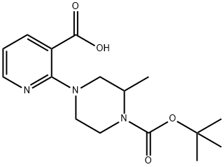 4-(3-CARBOXY-PYRIDIN-2-YL)-2-METHYL-PIPERAZINE-1-CARBOXYLIC ACID TERT-BUTYL ESTER