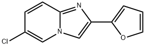 6-CHLORO-2-FURAN-2-YL-IMIDAZO[1,2-A]PYRIDINE Structural