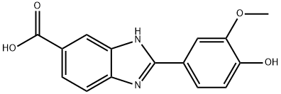 2-(4-HYDROXY-3-METHOXY-PHENYL)-1H-BENZOIMIDAZOLE-5-CARBOXYLIC ACID