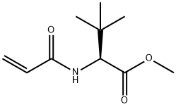 L-VALINE, 3-METHYL-N-(1-OXO-2-PROPEN-1-YL)-, METHYL ESTER Structural