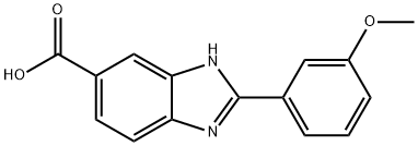 2-(3-Methoxyphenyl)-1H-benzimidazole-5-carboxylic acid Structural