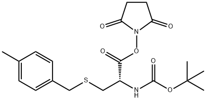 BOC-D-CYS(MBZL)-OSU Structural