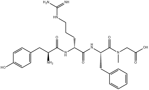 (D-ARG2,SAR4)-DERMORPHIN (1-4) Structural