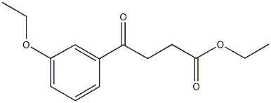 ETHYL 4-(3-ETHOXYPHENYL)-4-OXOBUTANOATE Structural