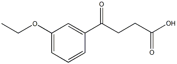 4-(3-ETHOXYPHENYL)-4-OXOBUTYRIC ACID Structural