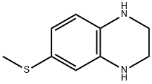 Quinoxaline, 1,2,3,4-tetrahydro-6-(methylthio)- (7CI) Structural