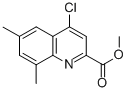 METHYL 4-CHLORO-6,8-DIMETHYL-QUINOLINE-2-CARBOXYLATE Structural